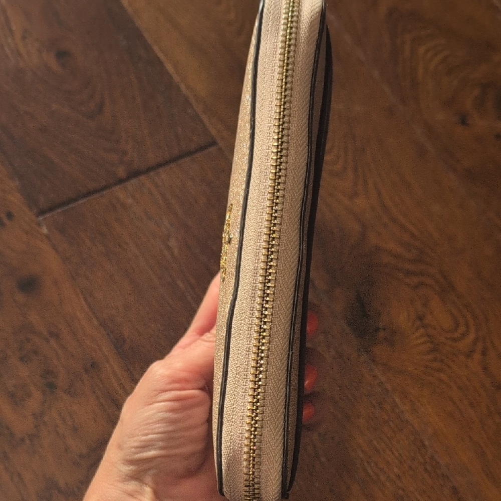 Kate Spade Gold Glitter Wallet - Picture 6 of 6